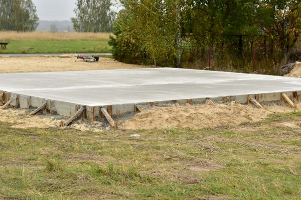 Slab Foundation Installation in Frankfort