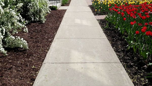 Cement Sidewalk Installation in Frankfort