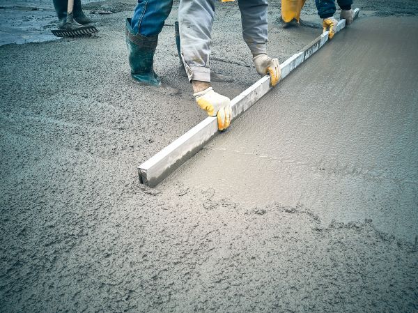 Cement Slab Installation in Frankfort