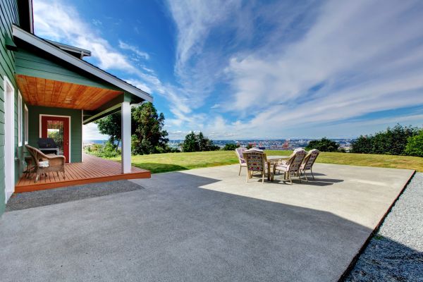 Yard Concrete Installation in Frankfort