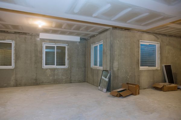 Basement Concrete Installation in Frankfort