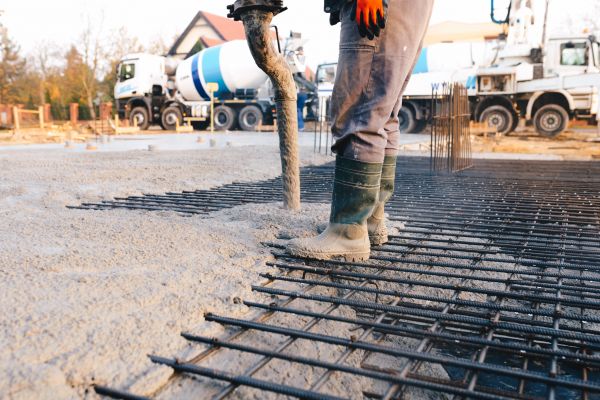 Poured Foundation Installation in Frankfort
