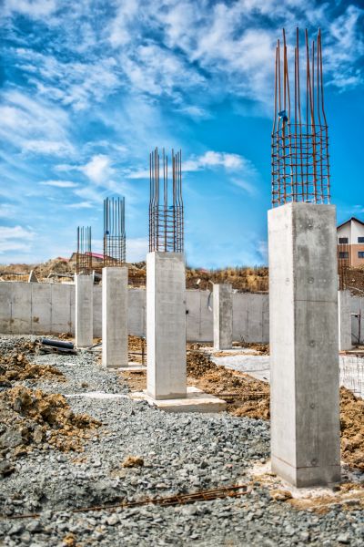 Concrete Footer Pouring in Frankfort