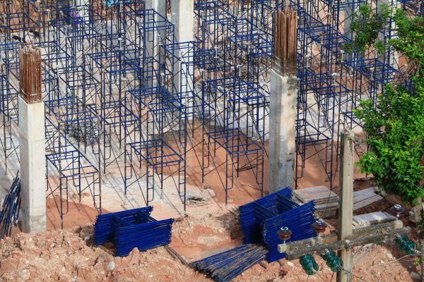 Concrete Pier Construction in Frankfort
