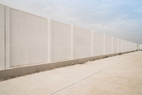 Concrete Fence Construction in Frankfort