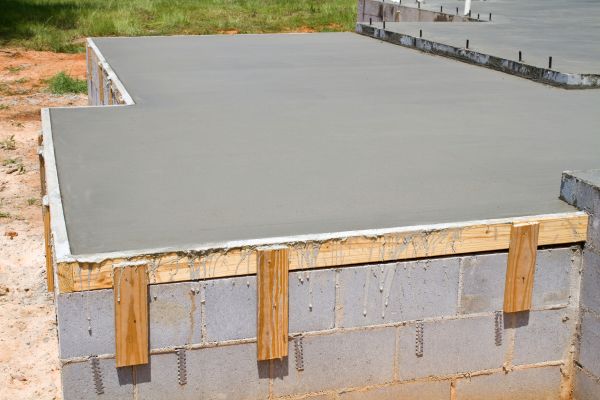 Concrete Slab Installation in Frankfort