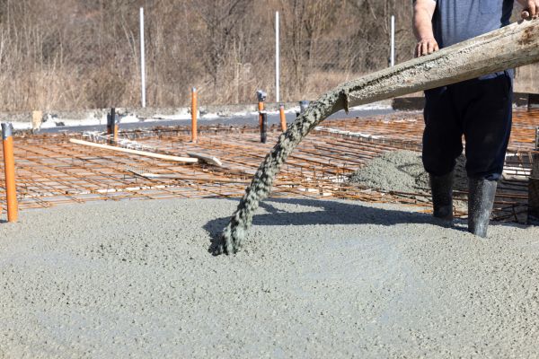 Pole Barn Slab Pouring in Frankfort