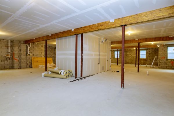 Basement Slab Installation in Frankfort