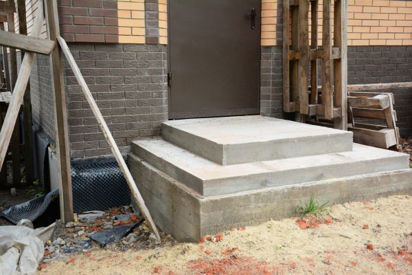 Cement Steps Construction in Frankfort