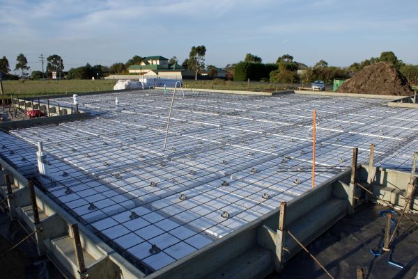 Barn Pad Construction in Frankfort
