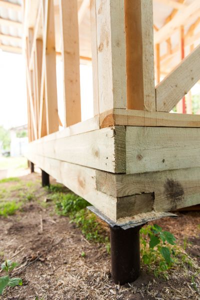Barn Footing Construction in Frankfort