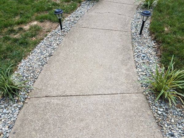 Cement Path Construction in Frankfort